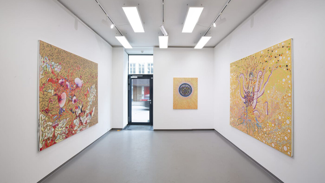 Christian Schmidt-Rasmussen, Suns and landscapes, exhibition view. Courtesy of Kant Gallery