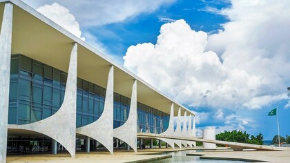 Planalto Central, em Brasília, D.F. (Brasil)