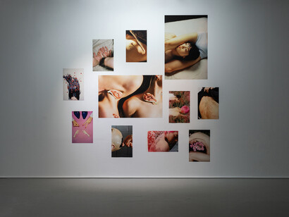 Lin Zhipeng (No.223), Relationship duplicates, exhibition view. Courtesy of de Sarthe Gallery