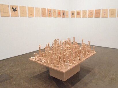 Roberta Allen, Exhibition view. Courtesy of Minus Space