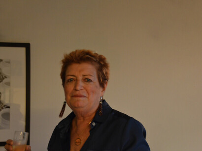 Jenny fotografata durante una festa (foto di Elisabetta Cantù Berzio)