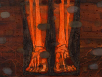 Calliope Pavlides, Rooted, 2024. Courtesy of Harkawik Gallery