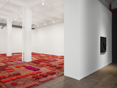 Protruding Patterns, Exhibition view. Courtesy of Galerie Lelong & Co.