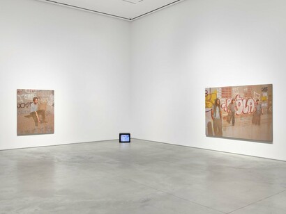 Esteban Jefferson, Brooklyn banks, exhibition view. Courtesy of 303 Gallery