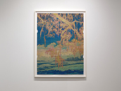 Maysey Craddock, Waterlines, exhibition view. Courtesy of Cris Worley Fine Arts