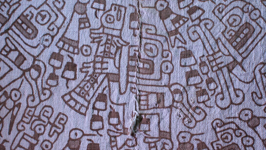 Textiles in early andean civilization. Courtesy of Museo Chileno de Arte Precolombino