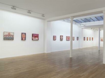 Francesco Clemente, Exhibition view. Courtesy of Galerie Templon