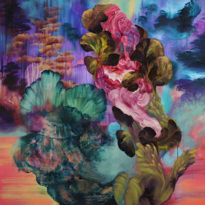 Orlanda Broom, Imperfect Pearl, oil on canvas, 92 x 92 cm