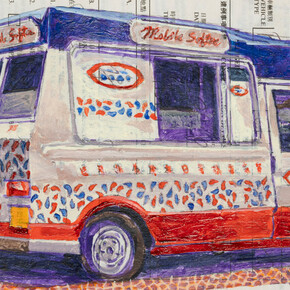 Chow Chun Fai, Ice cream truck 雪糕車, 2025. Courtesy of Gallery Exit