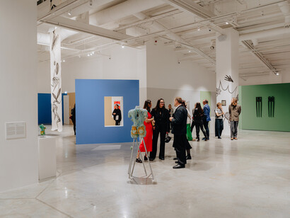 Various artists, Looking away. Women artists in the Zuzāns Collection: 2000–2026, exhibition view. Courtesy of Zuzeum Art Museum