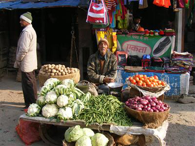 Vegetables market in Bendikonda