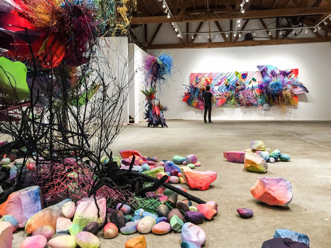 Jungle Cities, Exhibition view. Courtesy of Denk Gallery 