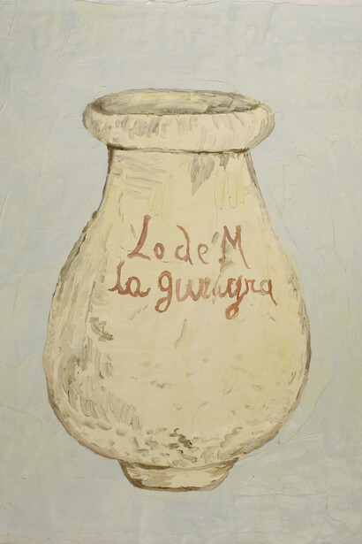 Christian Vinck, Tinaja L. de M. la Guayra. siglo XVIII (de la serie alfareria venezolana), 2014, Oil on canvas, 99 x 90 cm