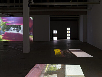 Christoph Oertli, Sensing Bodies, 2020, Ausstellungsansicht Kunsthaus Baselland 2020. Foto: Gina Folly