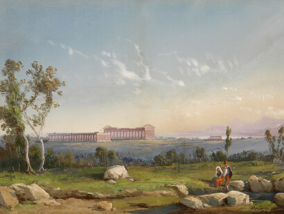 La scelta del suo itinerario è legata all’influenza dei classici prediligendo località come Paestum, Agropoli e il monte della Stella alla ricerca delle rovine di Petilia