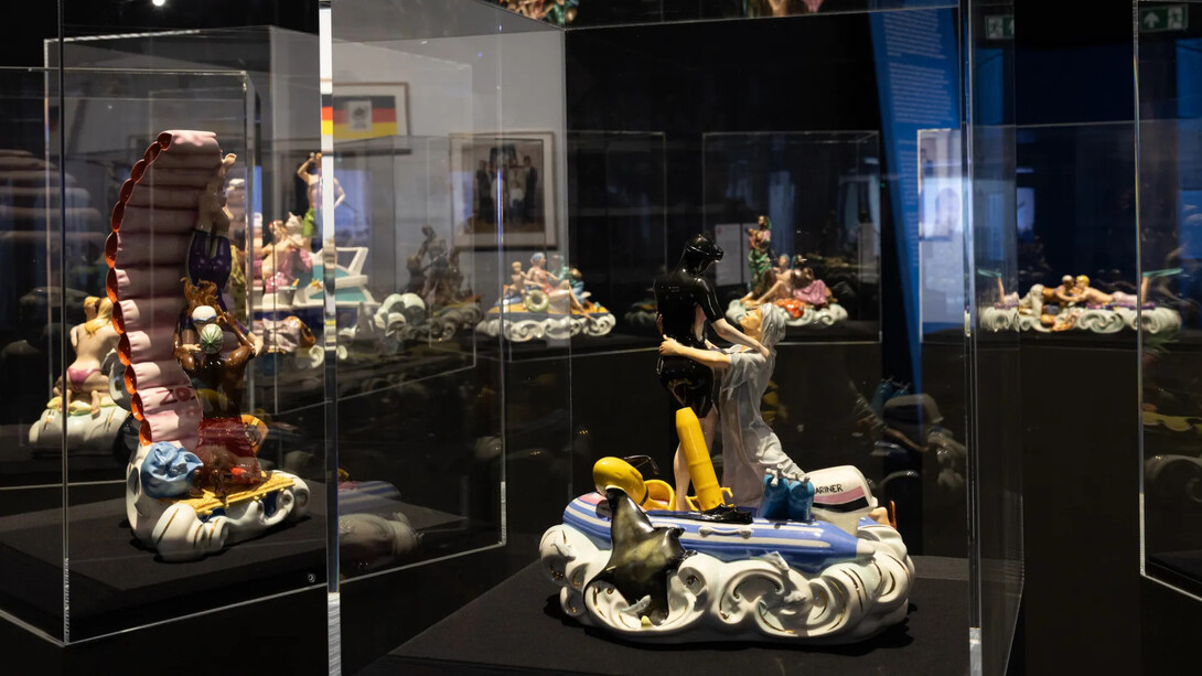 Verschiedene künstler, Utopia. Recht auf hoffnung, ausstellungsansicht. Mit freundlicher genehmigung der Kunstsammlungen Chemnitz