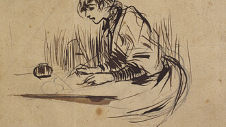 "Woman writing" (1892), Ramon Casas