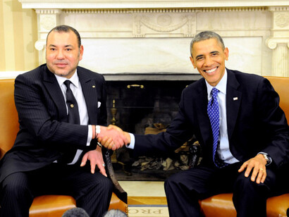 King Mohammed VI and Barack Obama