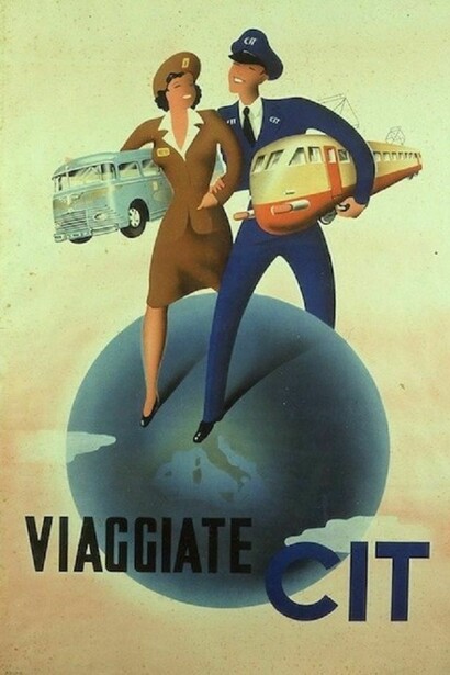 Viaggiate CIT, manifesto di Filippo Romoli