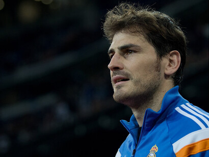 Iker Casillas con el Real Madrid