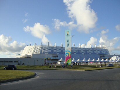 Arena Pernambuco. Fotografia Andréa Franklin 