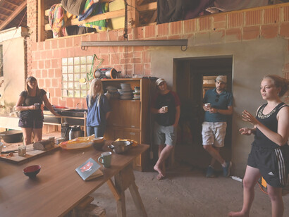 Youth at Fuchshmuhle commune (Germany), exploring non-capitalist living and livelihoods @ Ashish Kothari