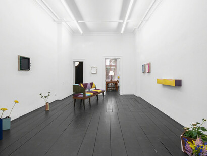 Painting and Resting. Courtesy of Galerie Mehdi Chouakri 