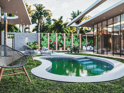 An architectural design for a biophilic house