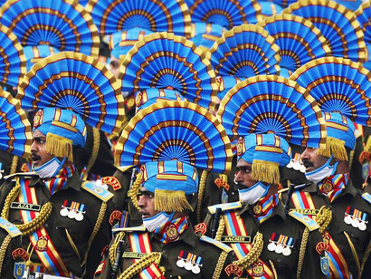 Celebración del Día de la República en India