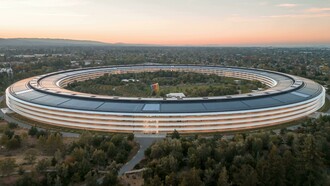Apple Park headquarters in Silicon Valley, California, US