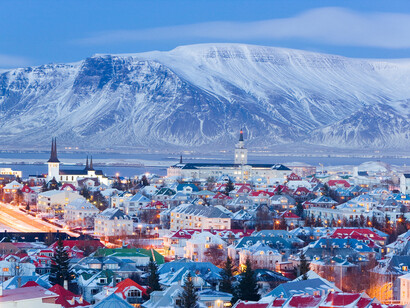 Reykjavik in Winter