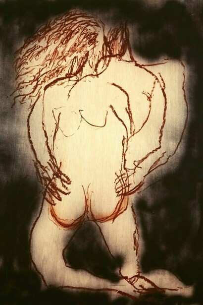 Antoni Tàpies (1923-2012), Cossos, 2011. Olio su legno. 162x130 cm © Fundació Antoni Tàpies / VEGAP 2013