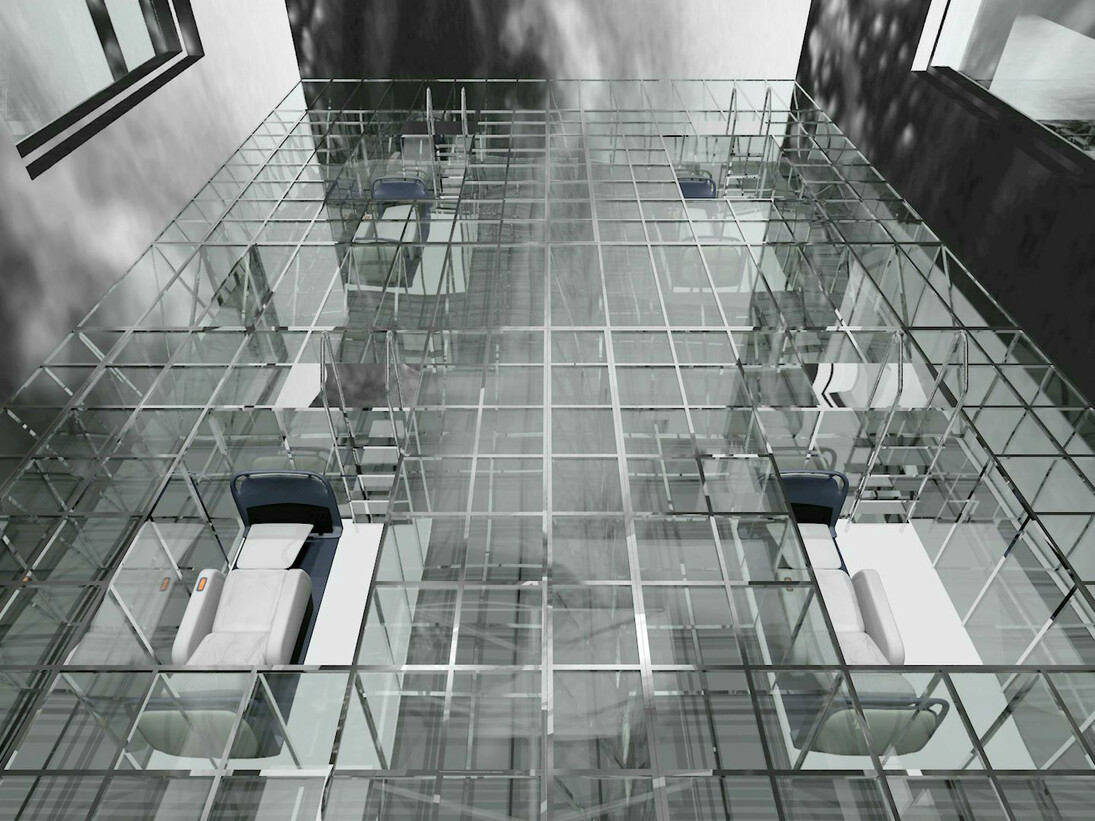 Still from the Wall for Loos’ video