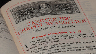 Il prologo del Vangelo di Giovanni, Vulgata Clementina, edizione 1922