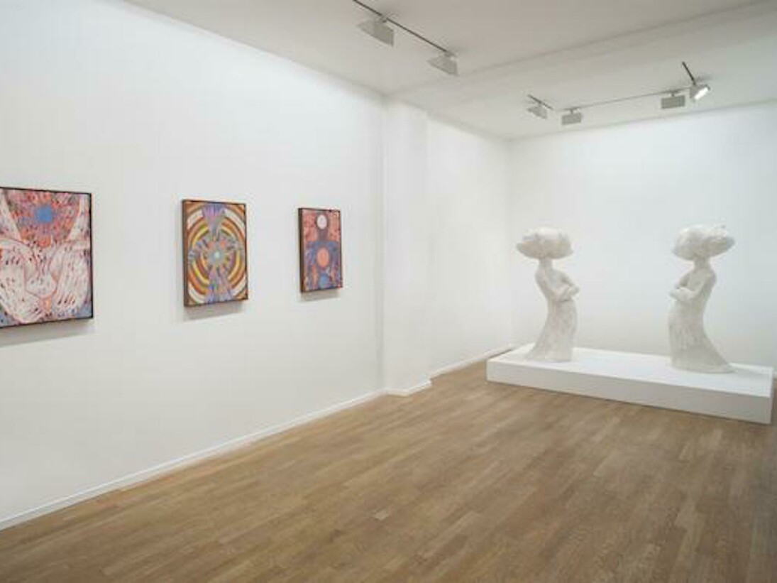 Francesco Clemente, Exhibition view. Courtesy of Galerie Templon
