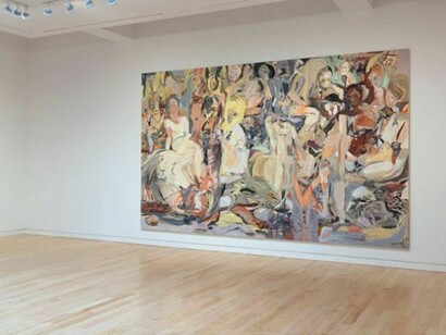 Installation view, Photo by Rob McKeever © Cecily Brown. Courtesy Gagosian Gallery  