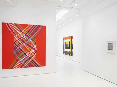 Alicia McCarthy's solo exhibition, exhibition view. Courtesy of Jack Hanley Gallery