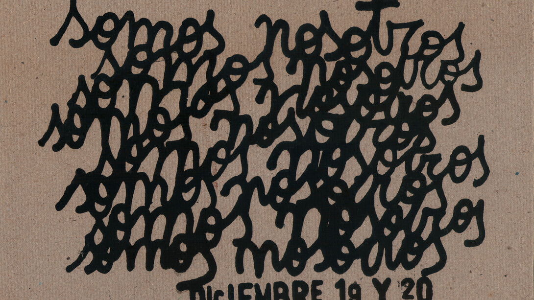 Taller Popular de Serigrafía, Somos nosotros chico (detalhe), 2002. Cortesia da MASP