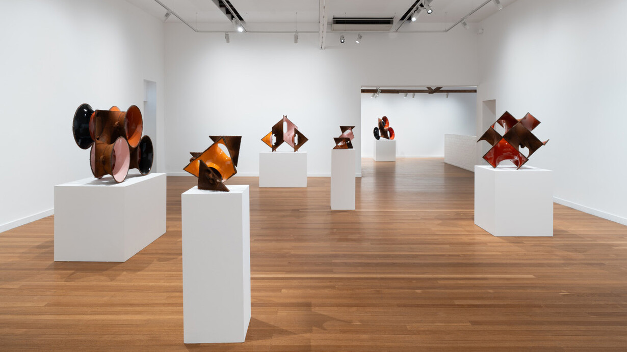 James Angus, New sculpture, exhibition view. Courtesy of Roslyn Oxley9 Gallery