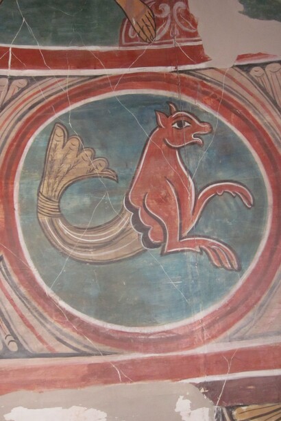 Fresco en el interior de Santa María de Taüll. Foto: Caterina López