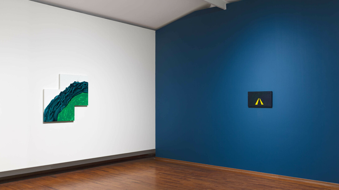 Mary Heilmann, vista della mostra. Per gentile concessione della Galleria d'Arte Moderna
