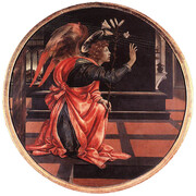 Filippino Lippi, Angelo annunziante, 1483-84. San Gimignano, Civici Musei, Pinacoteca. 
