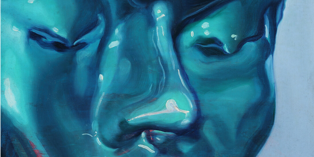 Zhang Yunyao “Hope”, 2015 Oil on panel, 30 x 30 cm. Courtesy the Artist, Perrotin and Don Gallery