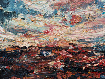 Sea No. 10 
Lv Shanchuan
Mixed media on canvas
90 x 120 cm
2019
Image courtesy of the artist and Contemporary by Angela Li
