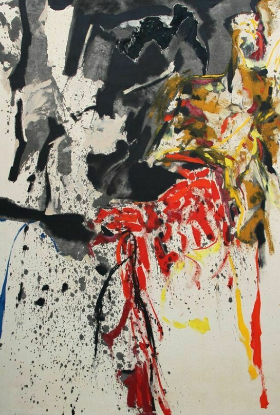 Ernest Briggs, Untitled, December 1958, oil on canvas, 94" x 69 1/2"