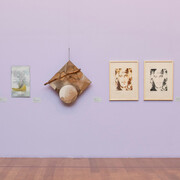 Flávio Império: tens a vontade e ela é livre, vista da exposição. Cortesia da Pinacoteca