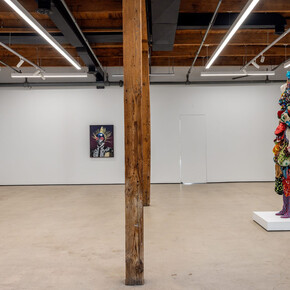 Various artists, Thus masked, the world has a language, exhibition view. Courtesy of Mariane Ibrahim Gallery