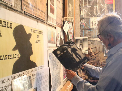Rolando Castellón trabajando en ARCA
