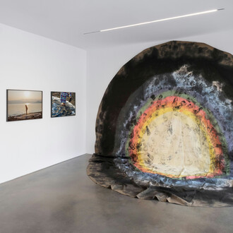 Manuel Chavajay, Xojowi ja qa tee ruachulew, exhibition view. Courtesy of Institute of Contemporary Art