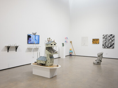 Conflicted, 2023, installation image, photo by Daniel Krieger. Courtesy of C24 Gallery